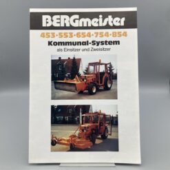 BERGMEISTER Prospekt Kommunal-System mit IHC-Dieselmotoren