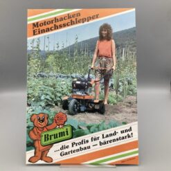BRUMI Prospekt Motorhacken Einachsschlepper