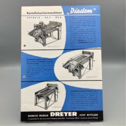 DIADEM Prospekt Kartoffelsortiermaschinen