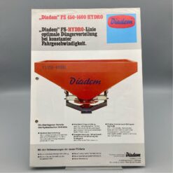 DIADEM Prospekt Düngerstreuer FS 450-1400 HYDRO