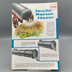 DAHLIA Prospekt Jauche- und Wasser-Fässer