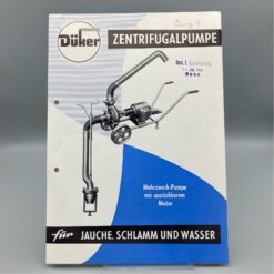 DÜCKER Prospekt Zentrifugalpumpe