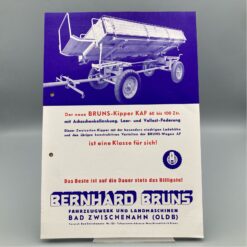 BERNHARD BRUNS Prospekt Kipper KAF