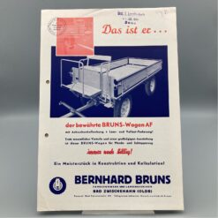 BERNHARD BRUNS Prospekt Wagen AF