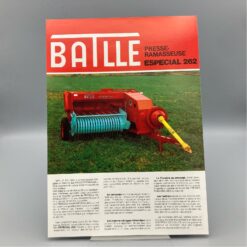 BATLLE Prospekt Ballenpresse (Französisch!)