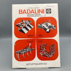 BADALINI Prospekt Bodenbearbeitungsgeräte (ITALIENISCH)