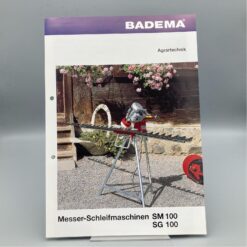 BADEMA Prospekt Messer-Schleifmaschinen