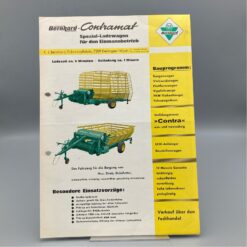 BERNHARD Prospekt Spezial-Ladewagen CONTRAMAT