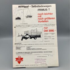 BERNHARD Prospekt Selbstladewagen PRIMUS T