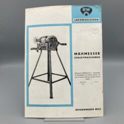 REFORM Prospekt Mähmesser Schleifmaschinen