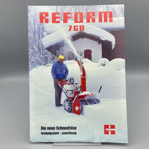 REFORM Prospekt Schneefräse 760