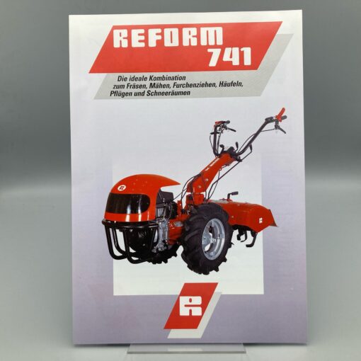 REFORM Prospekt Einachser 741