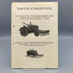 PEITL Prospekt Traktor-Schneepflüge