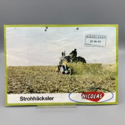 NICOLAS Prospekt Strohhäcksler