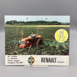 RENAULT Prospekt Traktor N72 (Englisch)