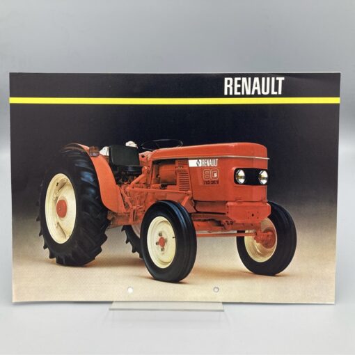 RENAULT Prospekt Schmalspur-Traktoren 50s/60s/80s