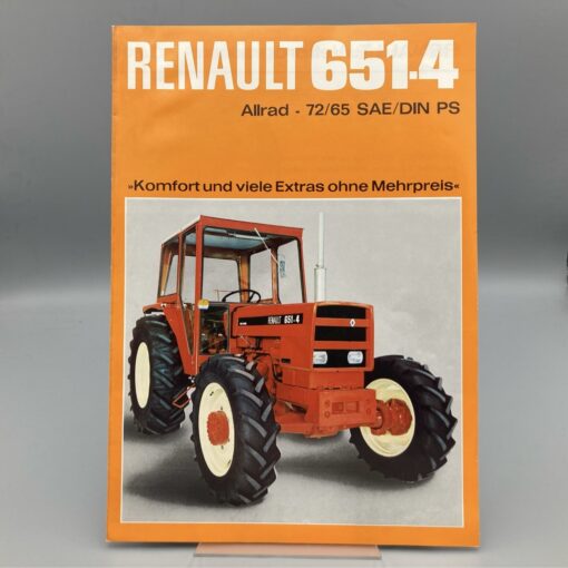 RENAULT Prospekt Traktor 651-4