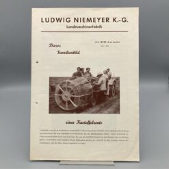 NIEMEYER Prospekt Kartoffelernte mit SAMRO Kartoffel-Vollerntemaschine