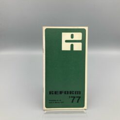 REFORM Preisliste Nr. 35, 01/1977 Mäher, Heuer, Mähwender, Metrac, Muli, Güllefaß, Semo, Bison, Räder