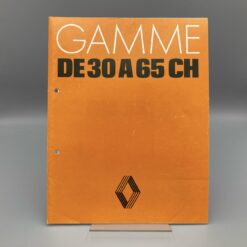 RENAULT Prospekt Traktoren 301/361/421/461/551/651 (Französisch)