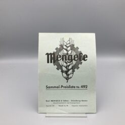 MENGELE Preisliste 492