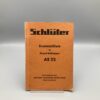 SCHLÜTER Ersatzteilliste Diesel-Schlepper AS22