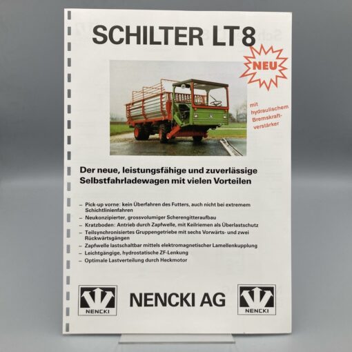 SCHILTER Prospekt Selbstfahrladewagen LT8