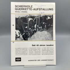 SCHIERHOLZ Prospekt Querkette-Aufstallung