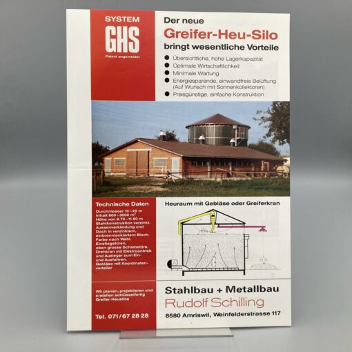 GHS Prospekt Greifer-Heu-Silo