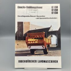 IBBENBÜRENER Prospekt Einachs-Stalldungstreuer