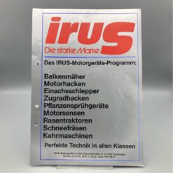 IRUS Prospekt Motorgeräte-Programm (UNVOLLSTÄNDIG!)