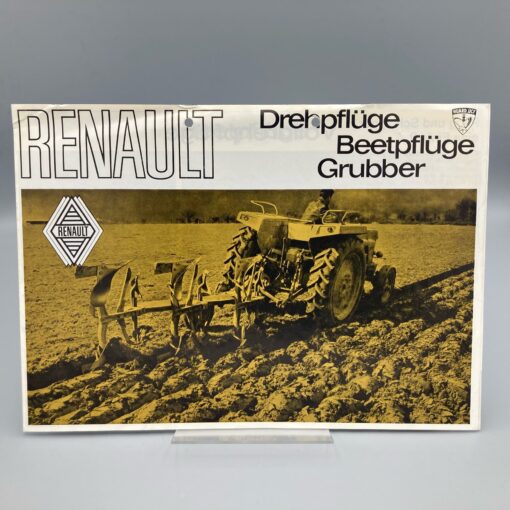 RENAULT Prospekt Drehpflüge, Beetpflüge, Grubber