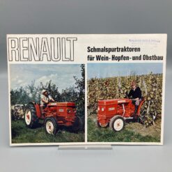 RENAULT Prospekt Schmalspur-Traktoren 50-80