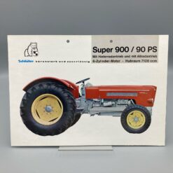 SCHLÜTER Prospekt Traktor Super 900/90PS