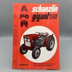 SCHANZLIN Prospekt Traktor GIGANT G250/G300 (Französisch)