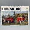 RENAULT Prospekt Schmalspur-Traktoren 50-80