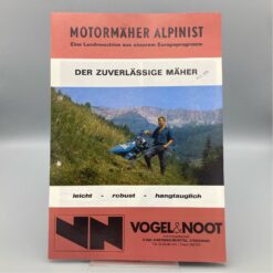 VOGEL & NOOT Prospekt Motormäher ALPINIST