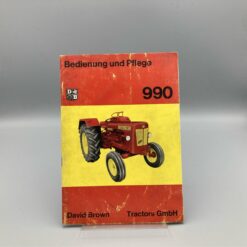 DAVID BROWN Bedienungsanleitung Traktor DB990