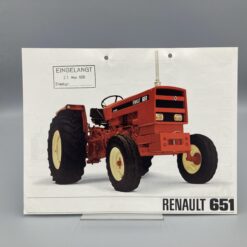 RENAULT Prospekt Traktor 651