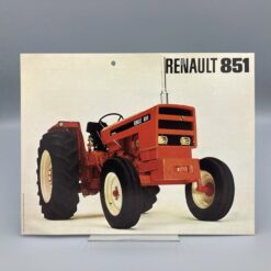 RENAULT Prospekt Traktor 851
