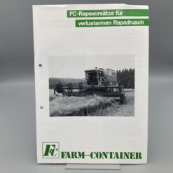 FC FARM-CONTAINER Prospekt Rapsvorsätze