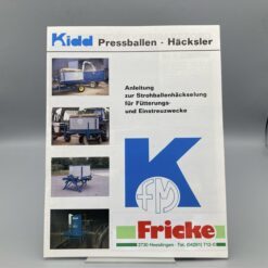FRICKE Prospekt Pressballen-Häcksler