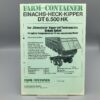 FC FARM-CONTAINER Prospekt Einachs-Heck-Kipper