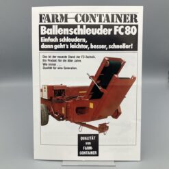 FC FARM-CONTAINER Prospekt Ballenschleuder FC80