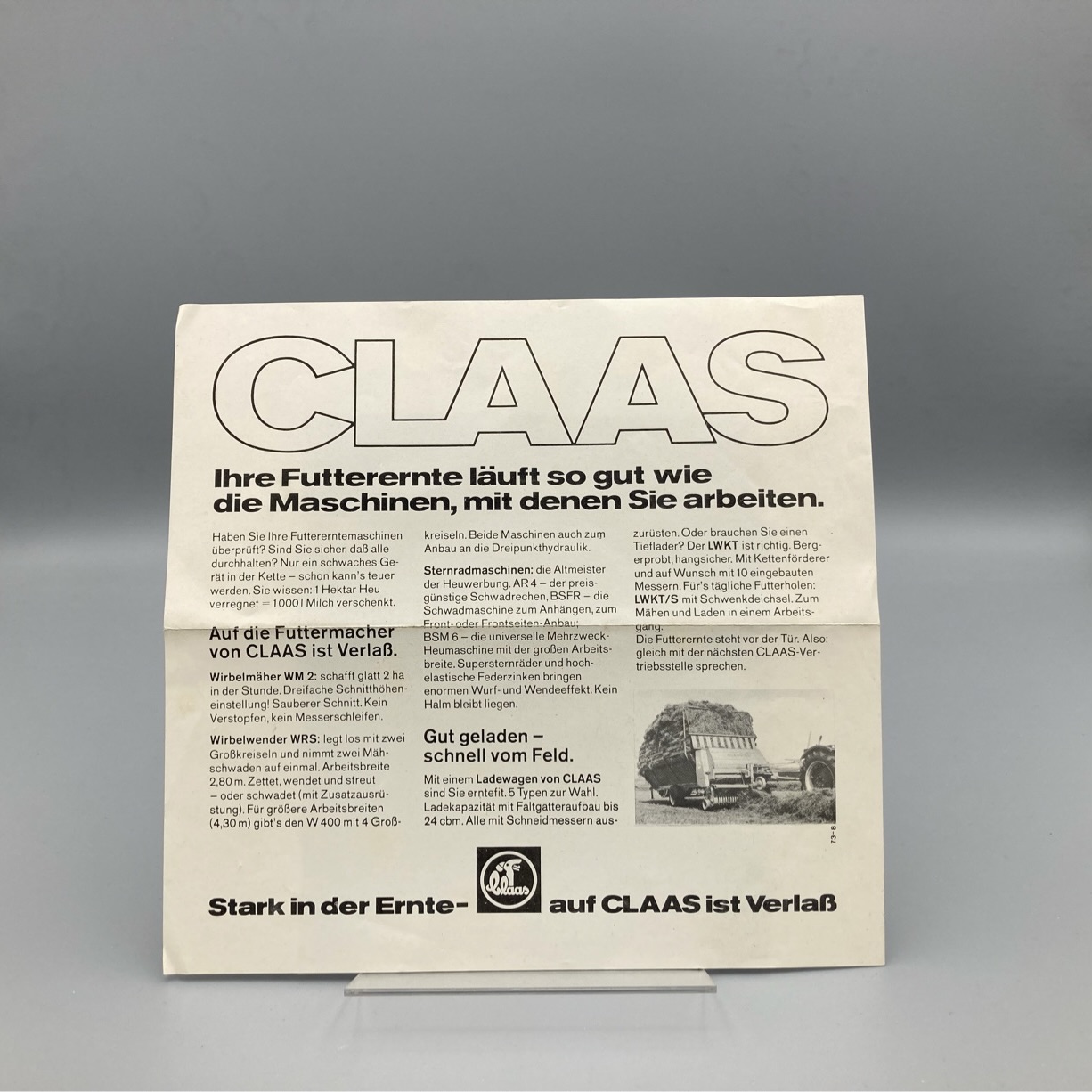 CLAAS Prospekt Futterernte