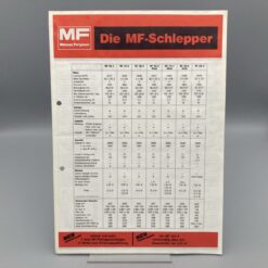 MASSEY FERGUSON Prospekt Schlepperprogramm