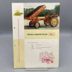 VEB Prospekt Metall-Ladepritsche KA1