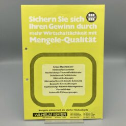 MENGELE Prospekt Häckselkette