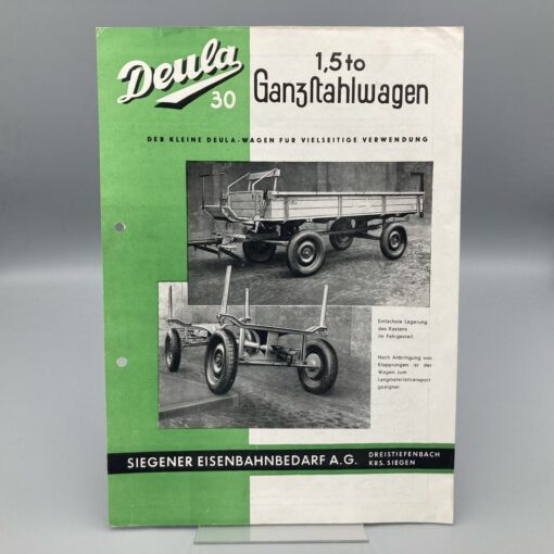 DEULA Prospekt Ganzstahlwagen