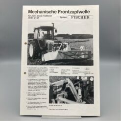 FRICKE Prospekt Frontzapfwelle für JOHN DEERE Traktoren